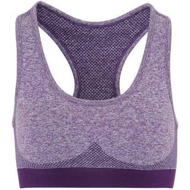 (M, Purple) TriDri Womens/Ladies Seamless 3D Fit Multi Sport Sculpt Bra