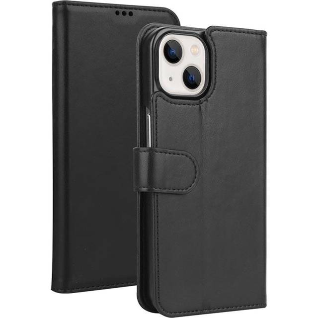 Krusell Leather Phone Wallet iPhone 13 Mini Cognac