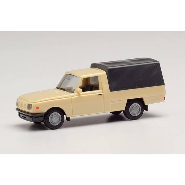 Herpa 420921 Wartburg 353 mit Plane elfenbein Maßstab 1:87 Modellauto