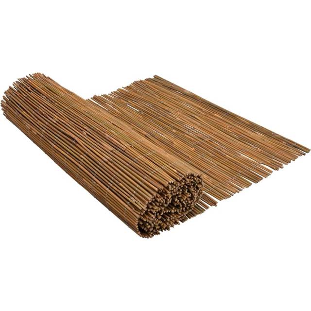 vidaXL Bamboo Fence 500x100 cm - Brown