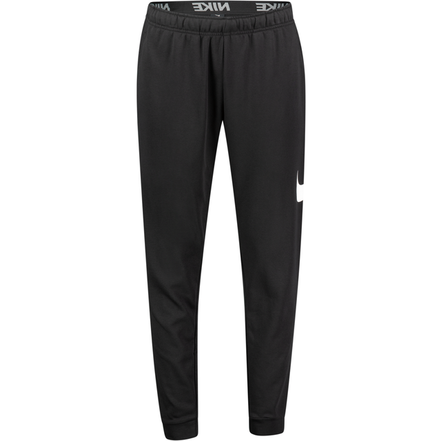 Nike Dri-fit koniska byxor för män, svart-vit, XL EU