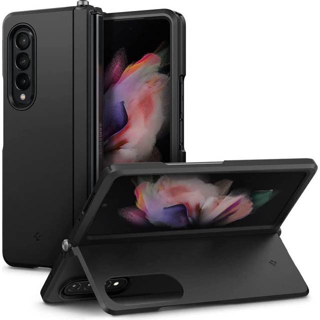 Spigen Neo Hybrid S Case Kompatibel med Samsung Galaxy Z Fold 3 5G Fodral Skal -Svart