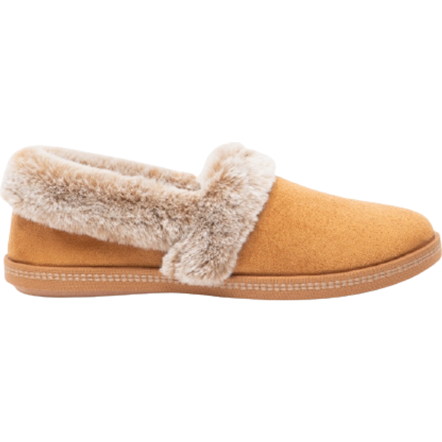 (7 UK, Chestnut) Skechers Womens Fur Lined Slipper