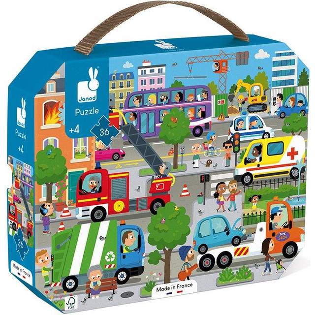 Janod City Puzzle 36 pcs - Multi / One Size
