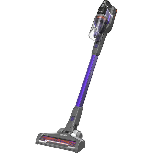 Black + Decker 18v Extension Pet Stick BHFEV182CP-GB Cordless Vacuum Cleaner with up to 58 Minutes Run Time