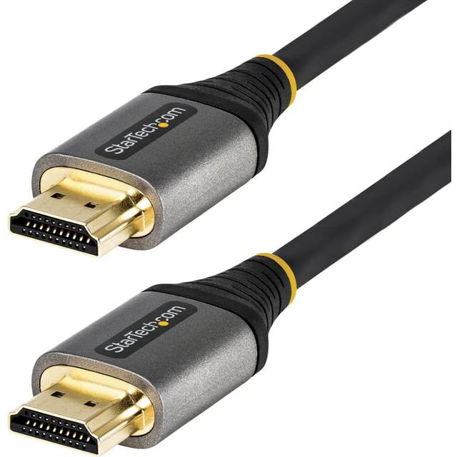 StarTech.com 10ft (3m) HDMI 2.1 Cable, Certified Ultra High Speed HDMI Cable 48Gbps, 8K 60Hz/4K 120Hz HDR10+ eARC, Ultra HD 8K HDMI Cable/Cord w/TPE