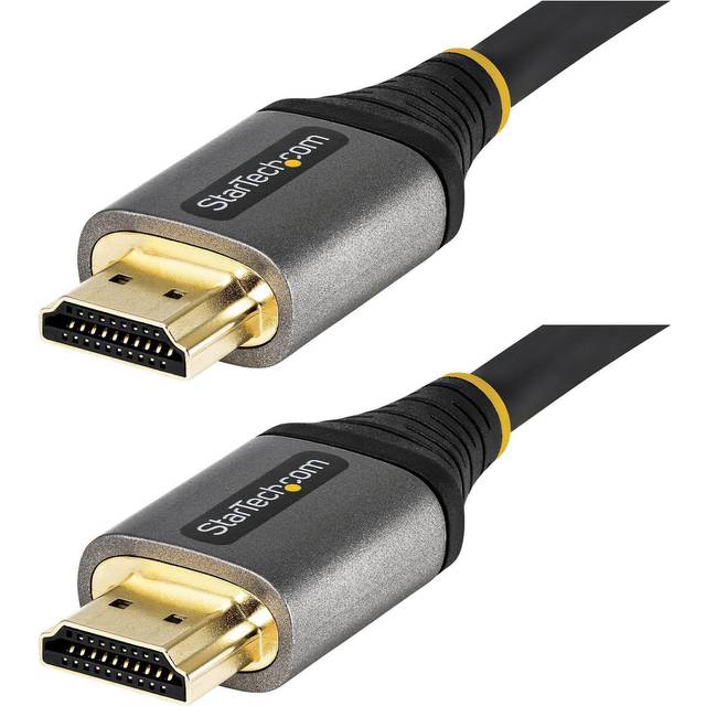 StarTech.com 16ft (5m) HDMI 2.1 Cable 8K - Certified Ultra High Speed HDMI Cable 48Gbps - 8K 60Hz/4K 120Hz HDR10+ eARC - Ultra HD 8K HDMI Cable - Monitor/TV/Display - Flexible TPE Jacket