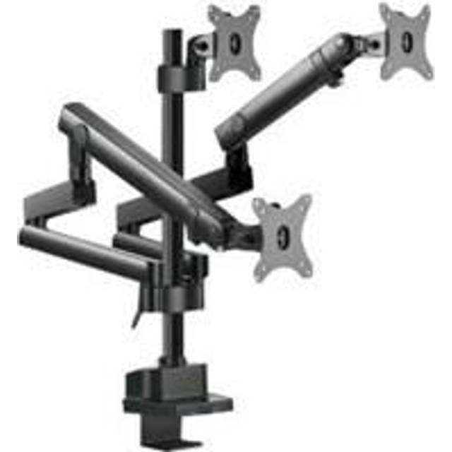 Monitor desk mount universal maclean 3 screens usb vesa mc-811