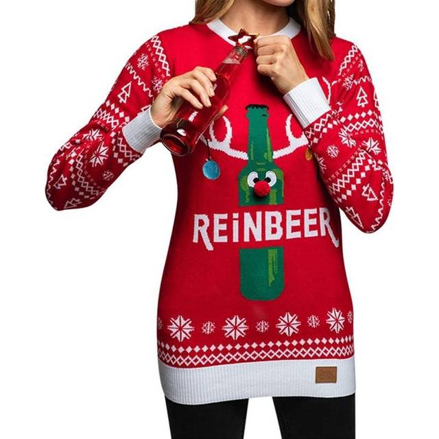 SillySanta Reinbeer Christmas Sweater - Red