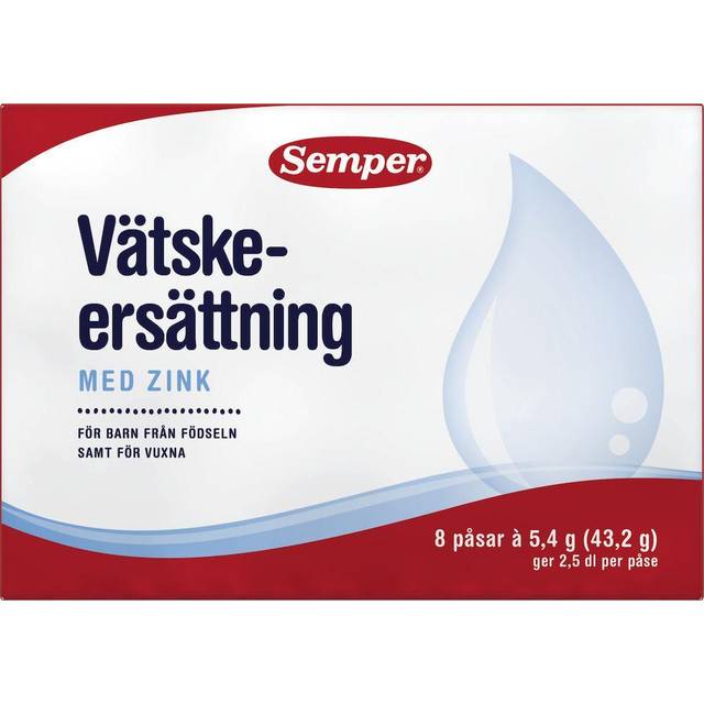 Semper Vätskeersättning 8 dospåsar