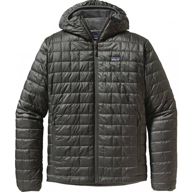Patagonia Nano Puff Hoody Insulated Jacket, L Forge Grey