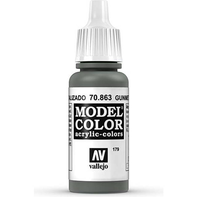 Vallejo Maling - Model Color: Gunmetal Grey - 17ml
