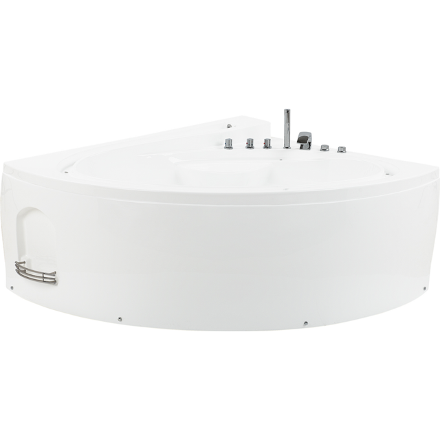Corner Hot Tub with LED PELICAN 2060 x 1650 mm White