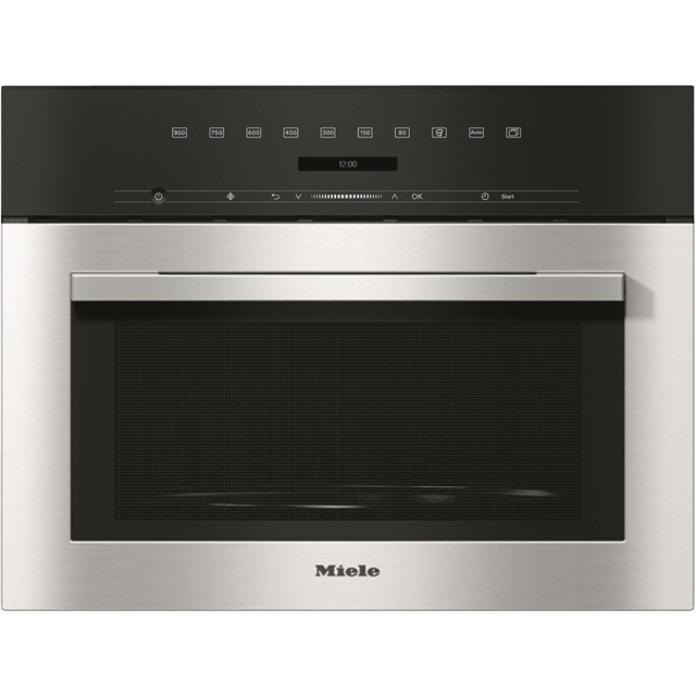 MIELE M7140TC Built-in Solo Microwave - Stainless Steel, Stainless Steel