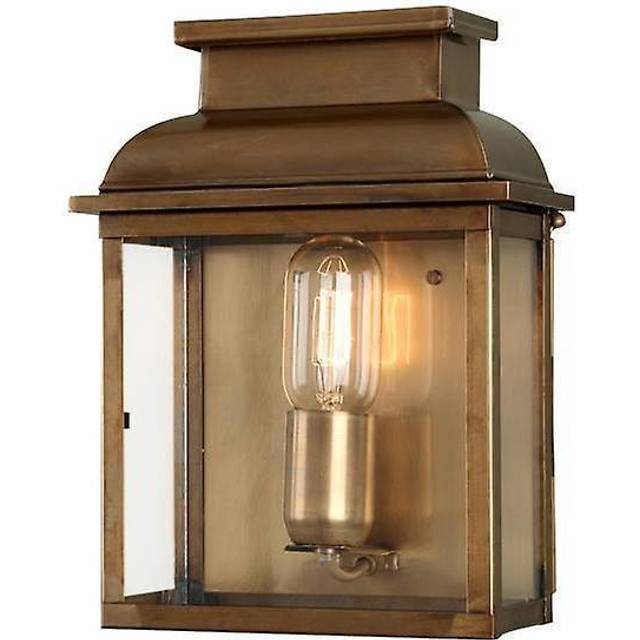 Elstead OLD BAILEY BR Old Bailey Hand Made Flush Wall Lantern Antique