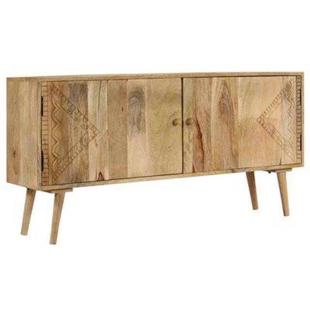 vidaXL Sideboard Solid Mango Wood 110x30x60 cm - Brown