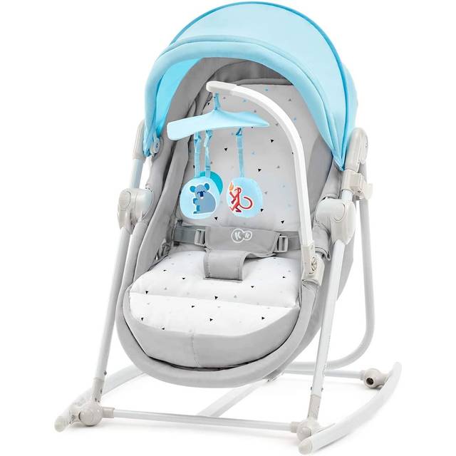 Kinderkraft UNIMO 5in1 Cot, Cradle, Bouncer, Rocker & Seat Cradle-Pink