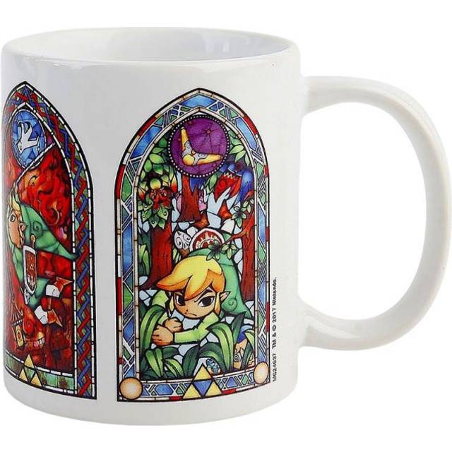 The Legend Of Zelda Stained Glass Cup white - Onesize