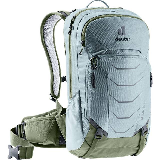deuter Attack 14 SL - Cykelryggsäck Sauge / Kaki 14 L