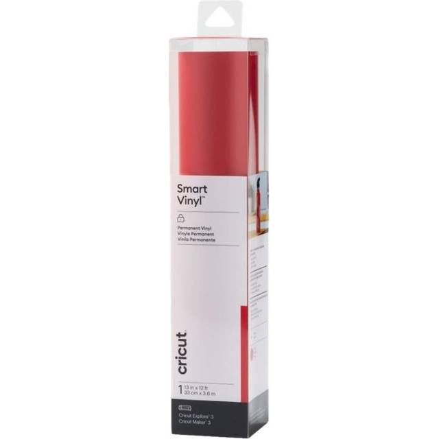 Cricut Permanent vinylfolie Smart Vinyl 2008661, Röd, 3.6 m