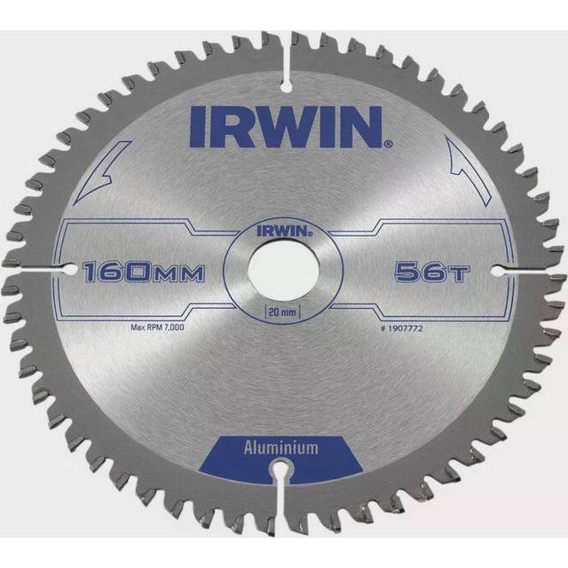 Irwin Aluminium Non-Ferrous Metal Saw Blade 160mm 56T 20mm