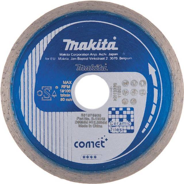 Makita Comet Continuous Rim Diamond Cutting Disc 80mm