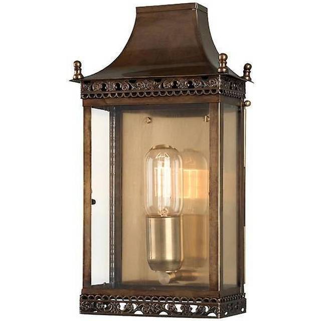 Elstead REGENTS PARK BR Regents Park Hand Made Flush Wall Lantern Anti