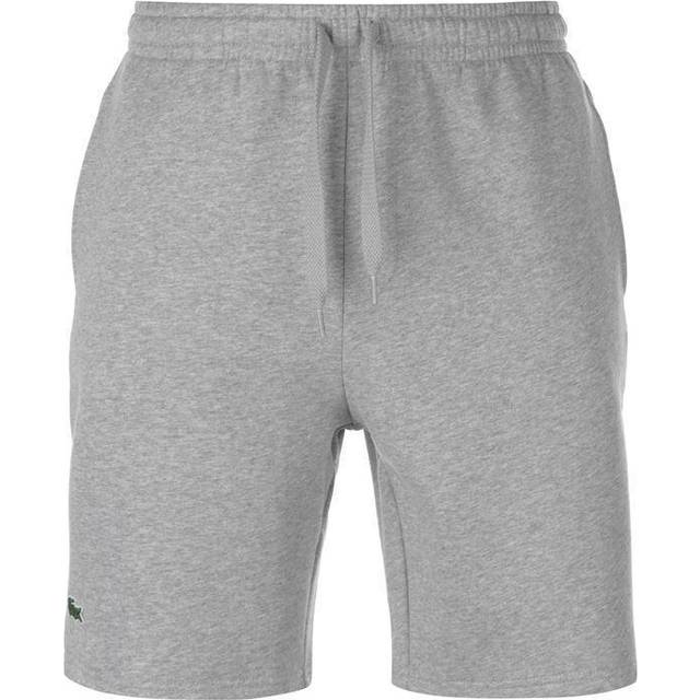 Lacoste Fleece Jersey Shorts - Light Grey, Grey, Size Xl, Men - XL