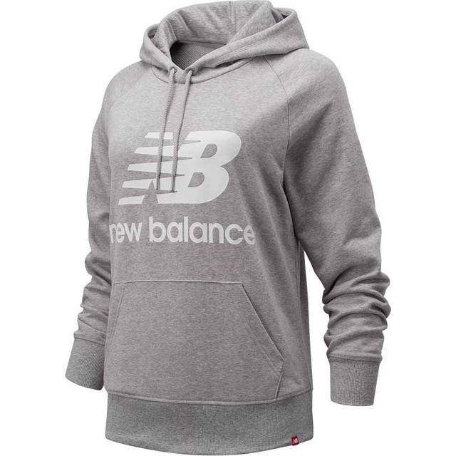 New Balance Essentials Womens Pullover Hoodie Size: Extra Large, Colour: Grey