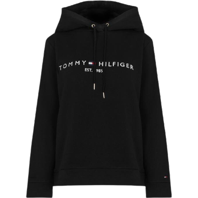 Tommy Hilfiger Heritage Cotton-Blend Jersey Hoodie - XS - Black