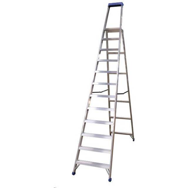 Skeppshultstegen 5050-12 Trappstege med hylla 12 steg, 2780 mm
