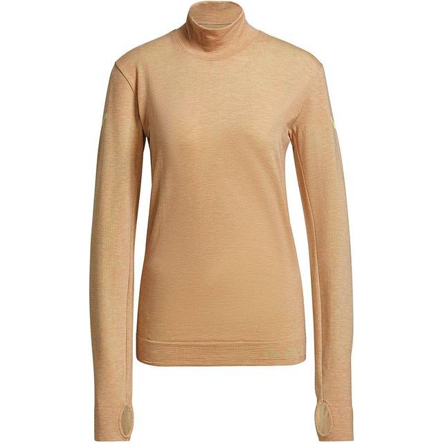 adidas Primeknit Long Sleeve Women beige, size: L