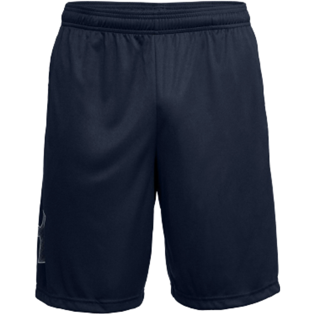 UNDER ARMOUR Men's Training TECH GRAPHIC SHORT - NAVY, Academy, Size L, Men