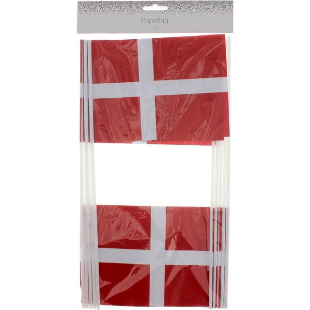 Flag på pind DK A5 10stk
