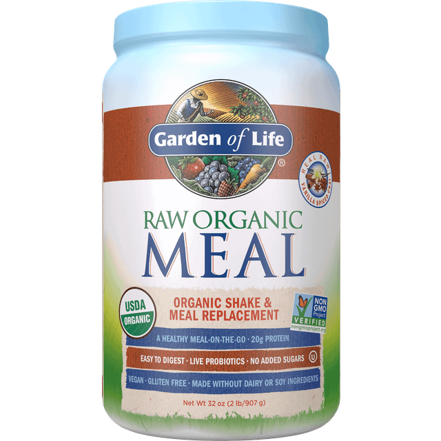 Garden of Life Raw Organic Meal Plant-Based Vanilla Chai 37.53 oz
