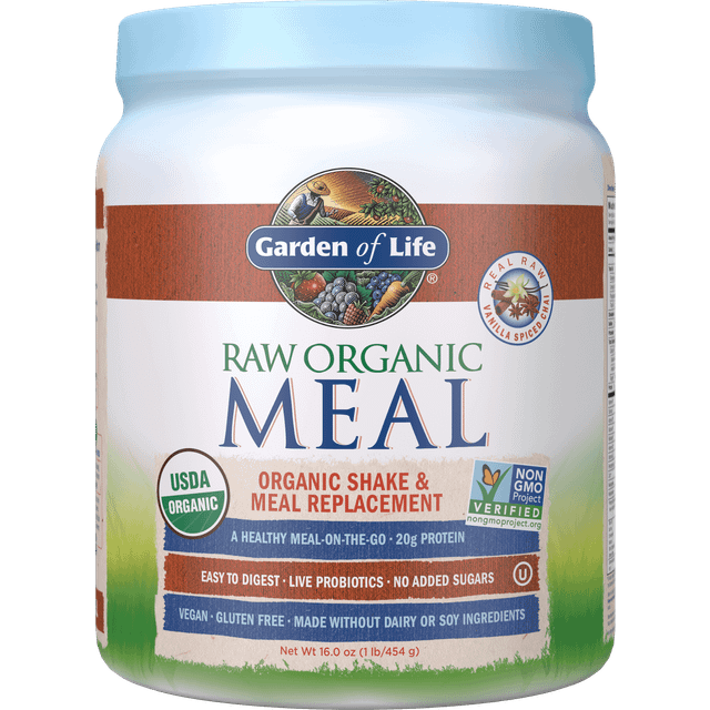 Garden of Life Organic Raw Meal Vanilla Chai 18.76 oz