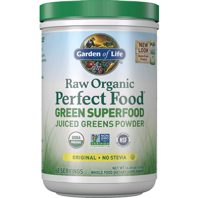 Garden of Life  Raw Organic Perfect Food®  Green Superfood  Juiced Greens Powder  Original  14.6 oz (414 g)
