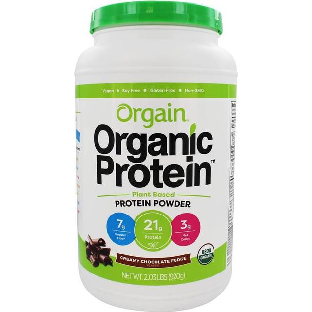 Orgain  Organic Protein™ Powder  Plant Based  Creamy Chocolate Fudge  2.03 lb (920 g)