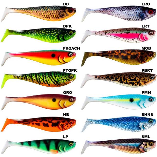 Storm Storm V-slab 22cm, 70g - Motoroil Blenny - 1pcs Fiskedrag Brown - 22 cm