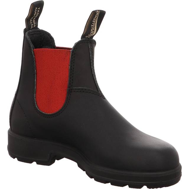 Blundstone Herr original 500-serien Chelsea Boot, Voltan svart röd, 44 EU