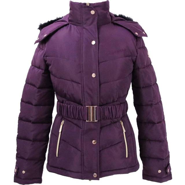 (M, Purple) Coldstream Womens/Ladies Cornhill Quilted Coat