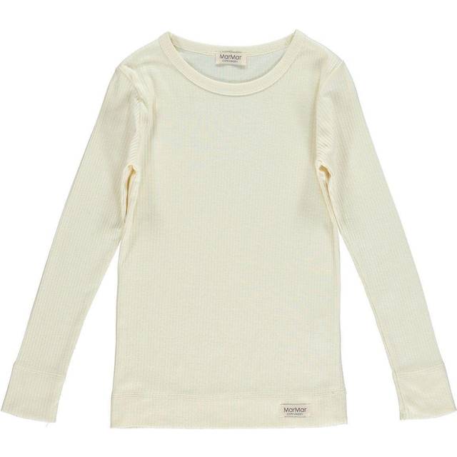 MarMar Tröja - 2x2 Rib - Offwhite - MarMar - 2 år (92) - Tröja