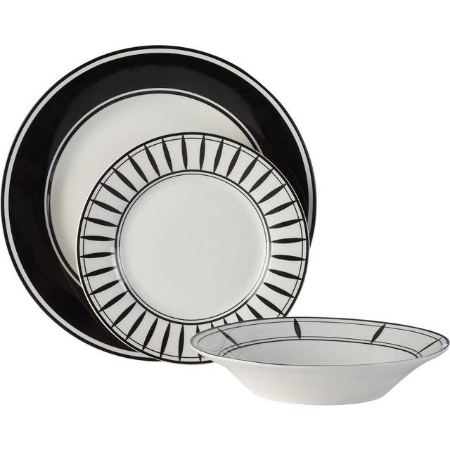 Premier Housewares 12-Piece Avie Solar Dinner Set