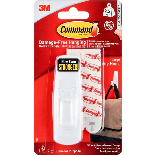 3M Command Large White Adhesive Hook