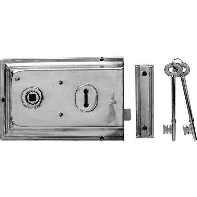 Yale P-334-BPB Rim Door Lock - Brass