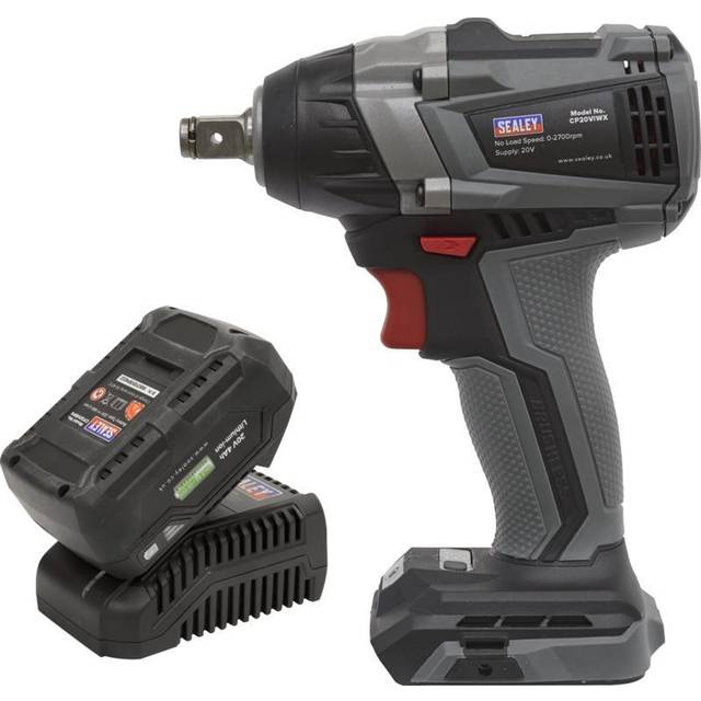 Sealey CP20VIWXKIT1 Brushless Impact Wrench Kit 1/2"Sq Drive 20V S...