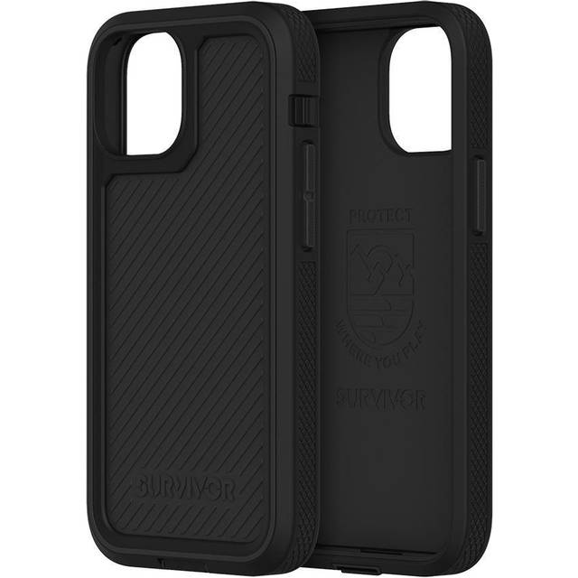 (iPhone 13 Pro) Griffin Survivor Earth All-Terrain Case for iPhone 13 series - Black