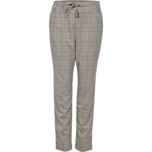 ONLY Dambyxor ONLPARIS Slim Fit byxor, Svart/mörkgrå, XS / 32L