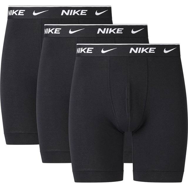 Nike Boxer Brief Long 3 Pack Black M (M)