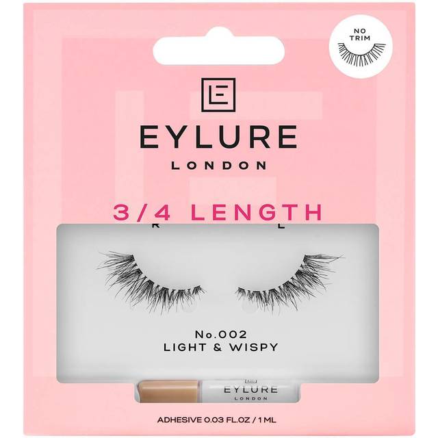 Eylure – 3/4 Length Accent Lashes – 002 – Lösögonfransar-Svart
